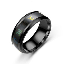 Load image into Gallery viewer, Tanggujin Ring For Men Stainless Steel Intelligent Temperature Sensing Couple Rings For Women Lovers Wedding Band Ring Jewelry