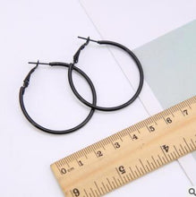 Load image into Gallery viewer, Earrings Charm Pink Blue Black White Multicolor Matte Circle Shiny Crystal Big Earrings Fashion Jewelry Women&#39;s New Design