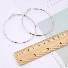 Load image into Gallery viewer, Earrings Charm Pink Blue Black White Multicolor Matte Circle Shiny Crystal Big Earrings Fashion Jewelry Women&#39;s New Design