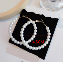 Load image into Gallery viewer, Earrings Charm Pink Blue Black White Multicolor Matte Circle Shiny Crystal Big Earrings Fashion Jewelry Women&#39;s New Design