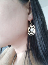 Load image into Gallery viewer, European and American simple earrings sweet temperament metal line love fashion earrings for Women and Girls Free Shipping