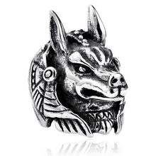 Load image into Gallery viewer, Ring For Men Girls Women Adjustable Gold Silver Black Snake Ferocious Animal Retro Punk Exaggerated Sphinx Egyptian Pharaoh