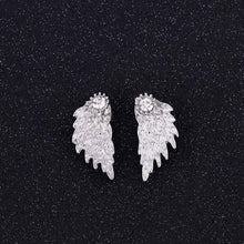 Load image into Gallery viewer, Korean Jewelry Zircon Pearl Heart Crystal Flower Angel Wings Geometry Stud Earrings For Women Statement Ear Jewelry Wholesale